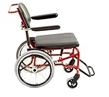 Rollstuhl in der Farbe rot