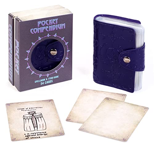 Stratagem Pocket Compendium Zauberbuchhalter | 26 Seiten pro Buch & 54 Spielkarten | Tabletop RPG Fantasy Game | Tome of Dread