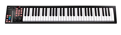 Icon Pro Audio Icon Ikeyboard Klaviertastatur mit 61 Tasten und einem einzigen Kanal DAW Controller, 61 Note (ICOK-IKEYBOARD6X)