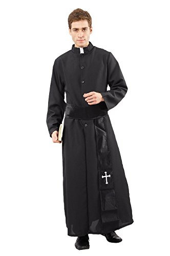 Priester Pfarrer De Luxe Kostüm Herren Fasching Herren 52