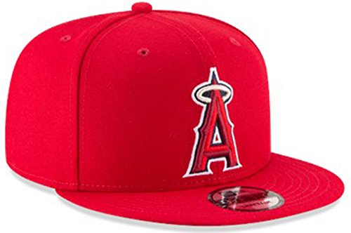 New Era Los Angeles Angels Basic Logo MLB Snapback Cap Rot, One Size