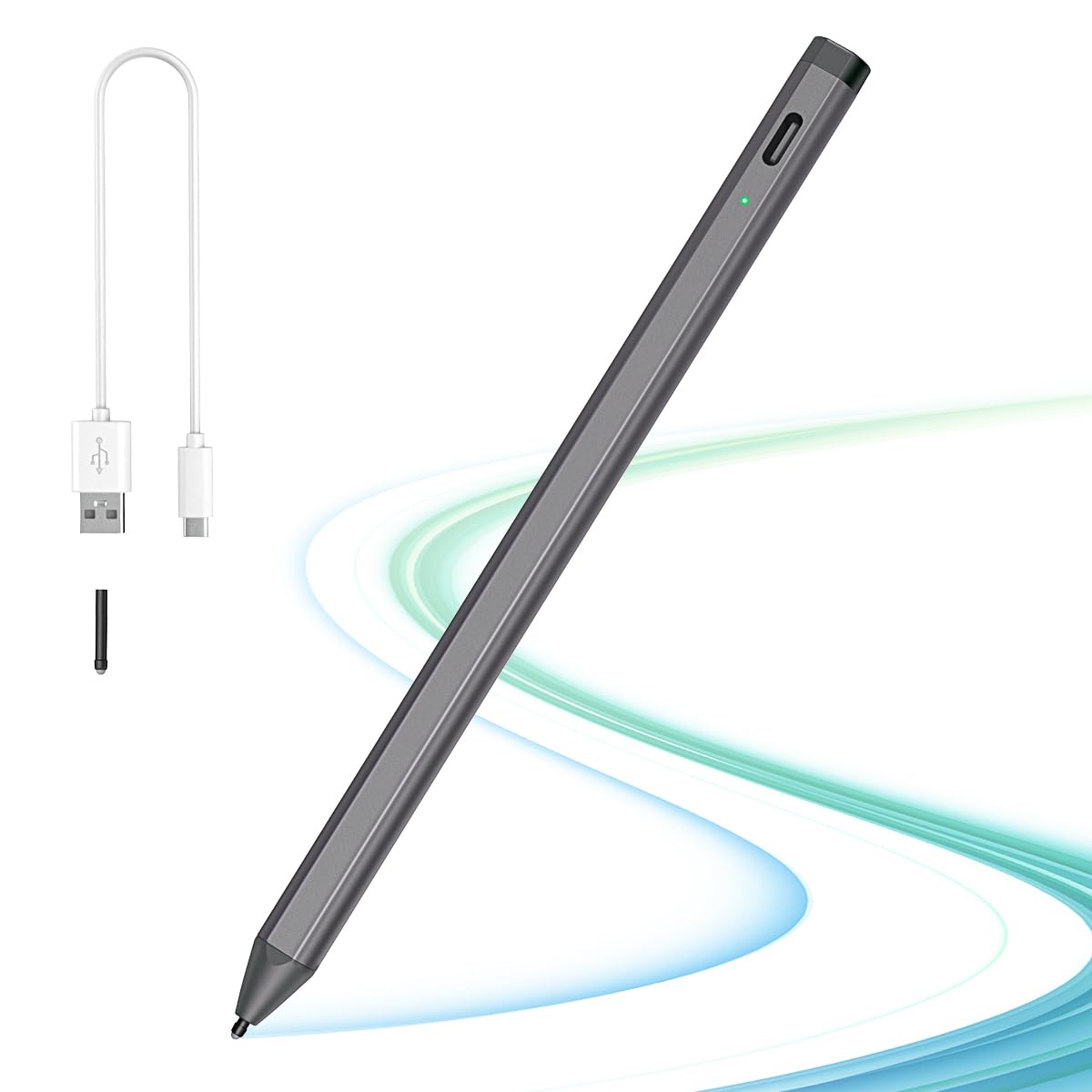 TiMOVO USI Stift für Chromebook, USI 2.0 Stylus Pen Eingabestift für Amazon Fire Max 11, Fire HD 10 13. Gen 2023, Lenovo IdeaPad Duet/Yoga, ASUS Flip Chromebook Stift mit Schnellladung 4096 Steuerung