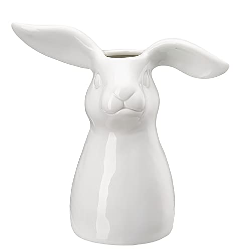 Hutschenreuther 02487-800001-26016 Hasen-Vase Weiss 16 cm (1 Stück)
