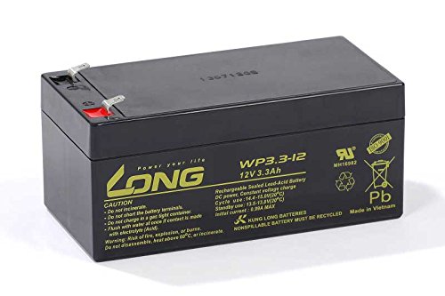 Akku kompatibel Powersonic PS-1230 12V 3,3Ah AGM Blei Accu Batterie wartungsfrei