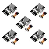 AITRIP 5 Set Esp32-Cam Kamera WiFi + Bluetooth Modul 4M Psram Doppel Kern 32-Bit CPU Entwicklungs Board mit Ov2640 2Mp Kamera Modul UnterstüTzung Bild WiFi Upload