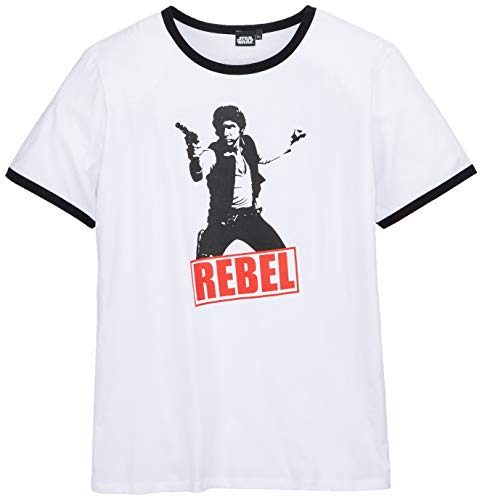 ABYstyle abystyleabytex043 _ gd-XXL Abysse Star Wars Han Solo Rebel Mann kurzen Ärmeln Fashion T-Shirt (2 x große)