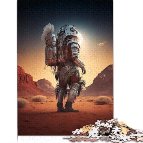 Puzzle 1000 Teile Astronauten-Puzzle für Erwachsene, Holzpuzzle für Jugendliche, Geschenkeangebot als Geschenk für die ganze Familie, 1000 Teile (50 x 75 cm)