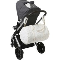 Vertbaudet Baby Roll Wickeltasche aus Baumwolle, elfenbeinfarben, bedruckt