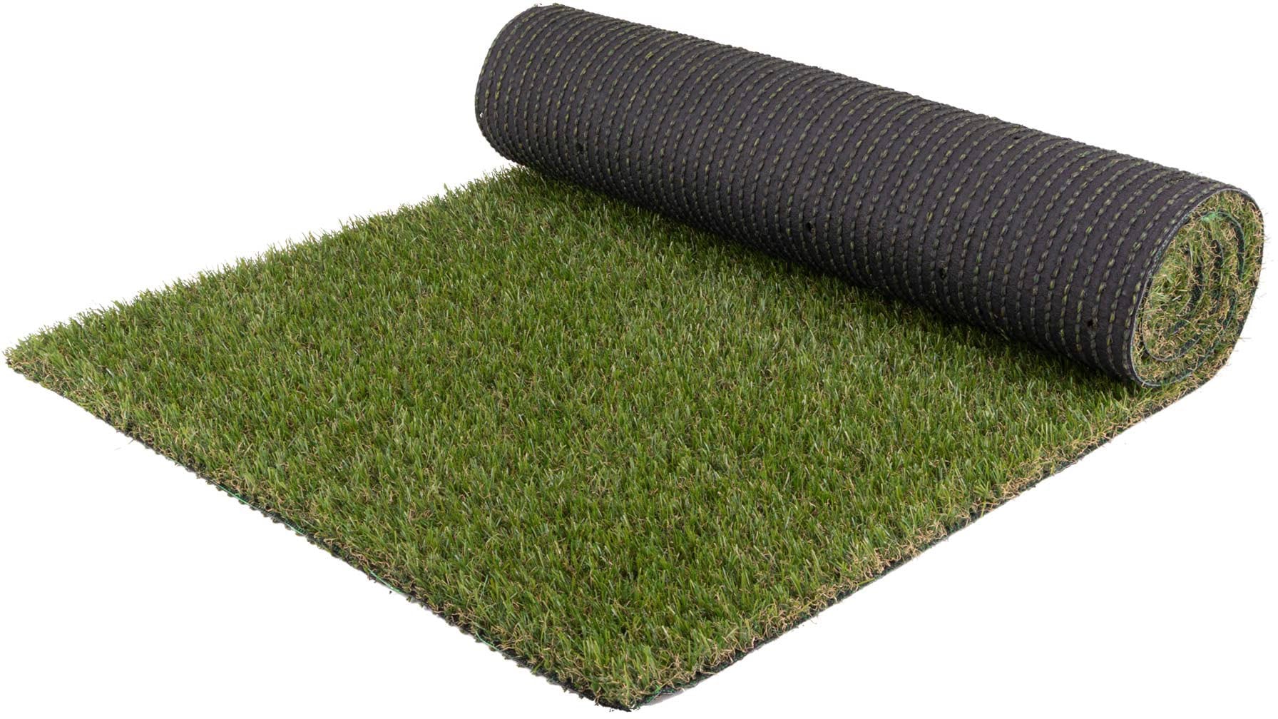 Kunstrasen Rasen-Teppich Meterware - CAMELLIA, 4,00m x 1,00m, Hochwertiger, UV-Beständiger, Wasserdurchlässiger Outdoor Bodenbelag für Balkon und Terrasse