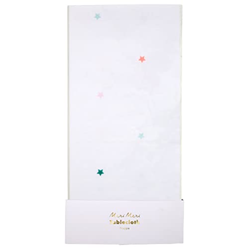 Meri Meri Papiertischdecke mit Regenbogen-Stern, 1 Stück