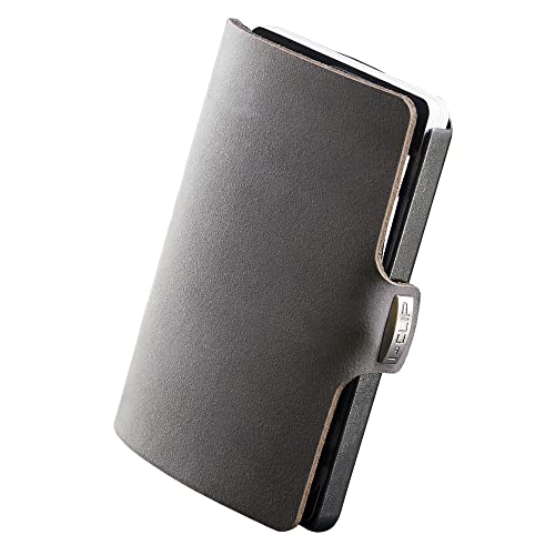 I-CLIP ® Geldbörse Soft-Touch Slate, Gunmetal-Black (In 9 Varianten Erhältlich)