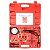 Motoröldruckprüfer: 0-140 PSI 14 Adapter Auto Getriebe Kompressionsmessgerät Kit Automotive Werkzeug Set Zylinder Dianostic Tester mit Koffer