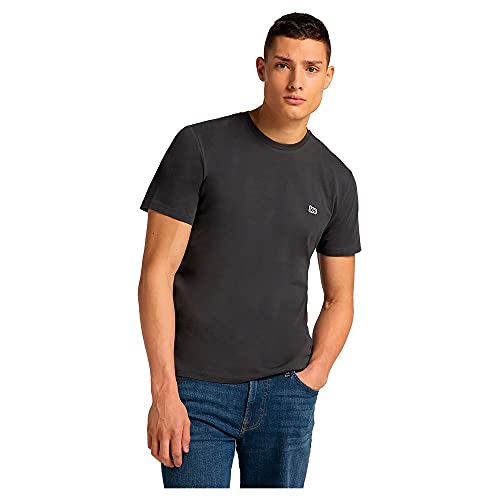Lee Mens Patch Logo Tee T-Shirt, Navy, L