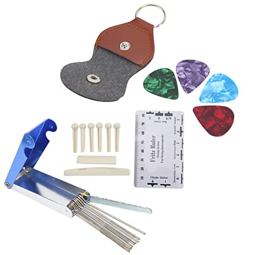 Gitarren-Reparaturwerkzeuge, 36-teiliges Instrumenten-Wartungswerkzeug-Kit Zubehör für Ukulele für Bass für Tuner für Mandolinen