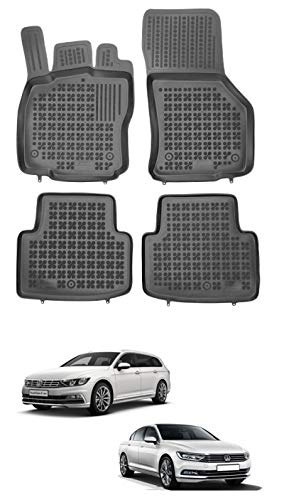 Rezaw 200301 Gummimatte mit Rand für VW Passat (Typ B8) ab Baujahr & # x202 F;: 2014 Heute (Limousine/Kombi)