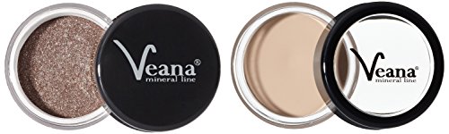 Veana Mineral Line Lidschatten plus Eye Primer copper cocoa, 1er Pack (1 x 10 g)