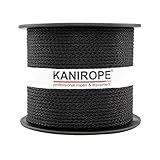 Kanirope® PP Seil Polypropylenseil MULTIBRAID 1mm 500m geflochten Farbe Schwarz (1811)