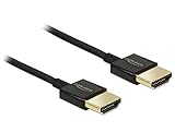Delock Kabel HDMI-A Stecker > HDMI-A Stecker 3D 4K 4, 5 m Aktiv Slim High Quality