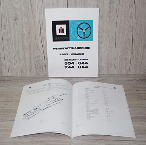 IHC Werkstatthandbuch Regelhydraulik Traktor 554 644 744 844