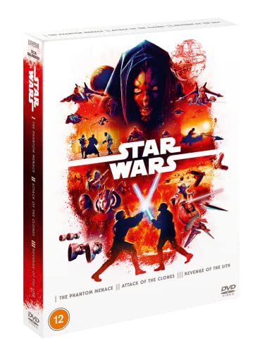 Star Wars Prequel Trilogy Box Set DVD (Episodes 1-3) [2022]
