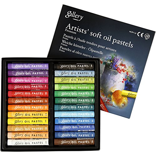 Gallery Oil Pastels Premium Stärke 10mm L 7mm verschiedene Farben 24asstd