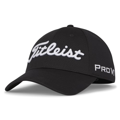 Titleist Unisex Tour Elite Cap Verschluss, schwarz/weiß, L-XL