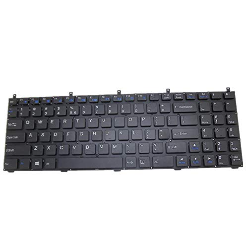FQ Laptop Tastatur für CLEVO T5100 T5110 Schwarz Amerikanische Version