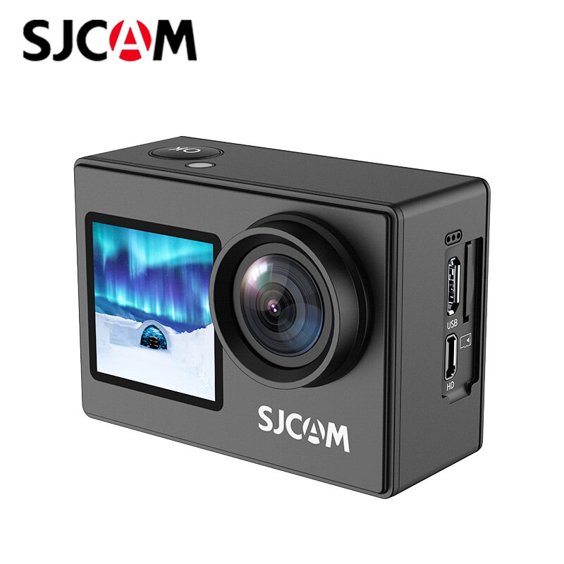 SJCAM Action-Kamera Dual-Screen SJ4000 AIR 4K 30PFS 1080P 4x Zoom WIFI Wasserdichte Kamera Sport-Video-Action-Kameras