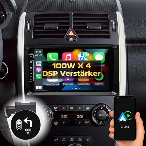 DYNAVIN Android Autoradio Navi für Mercedes Vito Viano A-Klasse W169 B-Klasse: mit 4 * 100W DSP Verstärker | Inkl. DAB+ Radio, Kompatibel mit Wireless CarPlay und Android Auto; D8-DF427 Premium Flex