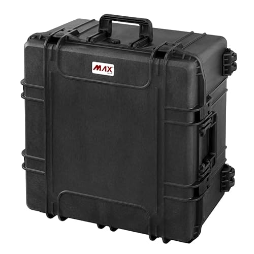 Max Cases - MAX615.079, luftdichter Koffer, leer, schwarz, 615 x 615 x 360 mm