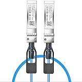 Blue 10GBase-CU SFP+ Passiv Direct Attache Kupfer Twinax Kabel für Ubiquiti Netzwerke UniFi UDC-3 Ethernet 10GbE 10Gb/s DAC Kabel 3m