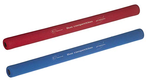 Ju-Jutsu Duo-Stock-Set: Soft Stick rot und blau