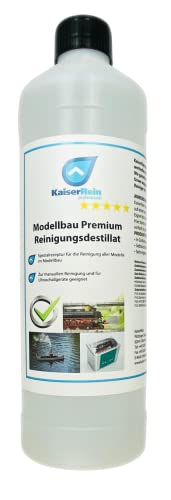 KaiserRein Modellbau Reinigungs-destillat 1 L ist eine Spezialentwicklung, um alle Teile im Modellbau zu reinigen I Das Reinigungsmittel ist für die Manuelle Reinigung und Ultraschallbad