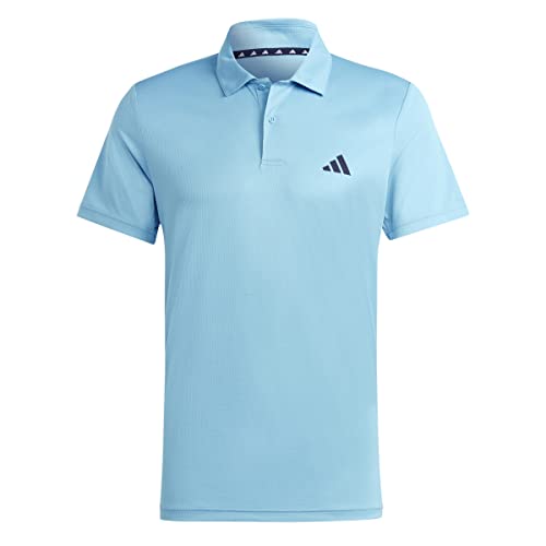 adidas Herren Polo Shirt (Short Sleeve) Tr-Es Base Polo, Preloved Blue/Black, IB1067, M