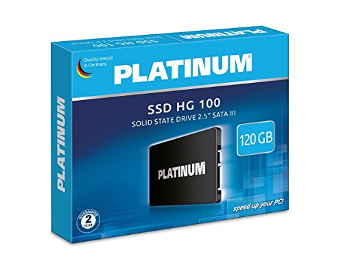 Platinum HG100 │2,5" interne SSD Festplatte│ 120 GB │ für Notebook, Laptop und PC, SATA III