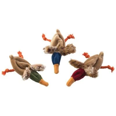 Skinneeez Katzenspielzeug Ente, 3 Stück