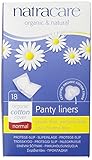 Natracare Panty Liner, Normal, Wrapped 5 Pack (90 Liners Total)