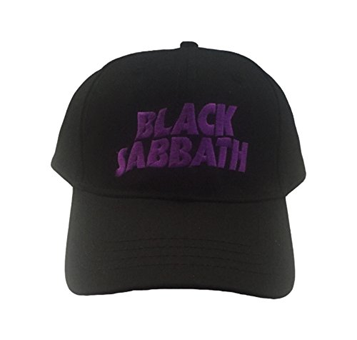 Black Sabbath Baseball Cap Wavy Band Logo Demon Nue offiziell Schwarz Strapback