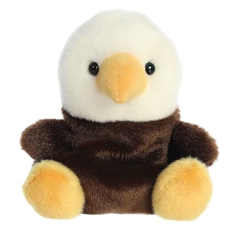 Aurora Adorable Palm Pals Murphy Bald Eagle Stuffed Animal - Pocket-Sized Play - Collectable Fun - Brown 5 Inches