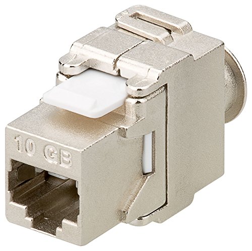 10er Set WireThinX Keystone RJ45 Jack CAT 6A STP LSA geschirmt, 500 MHz