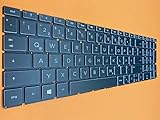 THT Protek DEUTSCHE-Tastatur Keyboard Beleuchtung kompatibel für HP 15-da0203ng