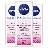 Gesichtspflege von Nivea Visage Rich-Gesichtsmilch (Dry / Sensitive) SPF15 50ml