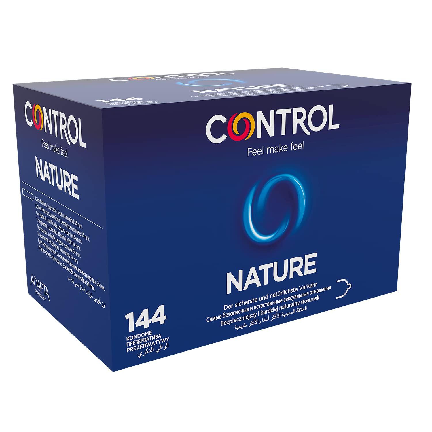 CONTROL NATURE Elastische Naturlatex-Kondome - 144 Stück