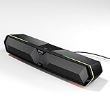 Edifier MG300 kompakte Gaming Soundbar mit RGB-Beleuchtung, integrierter Soundkarte und Mikrofon, Bluetooth 5.3