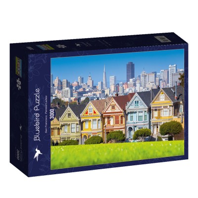 Bluebird Puzzle San Francisco, Painted Ladies 3000 Teile Puzzle Bluebird-Puzzle-70565-P 2