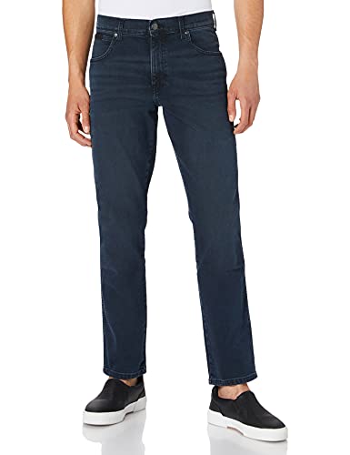 Wrangler Mens Texas Slim Jeans, Bruised River, 34W / 34L