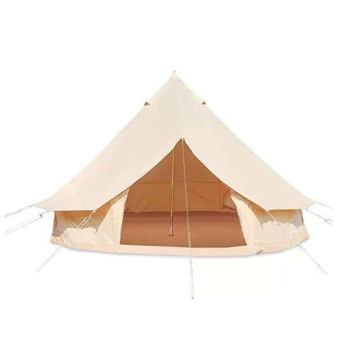 Outdoor-Campingzelt, Campingzelt, Regen- und sonnenfest, doppellagige Zelttür, atmungsaktiv und mückenabweisend, einfach aufzubauen (12.5㎡)