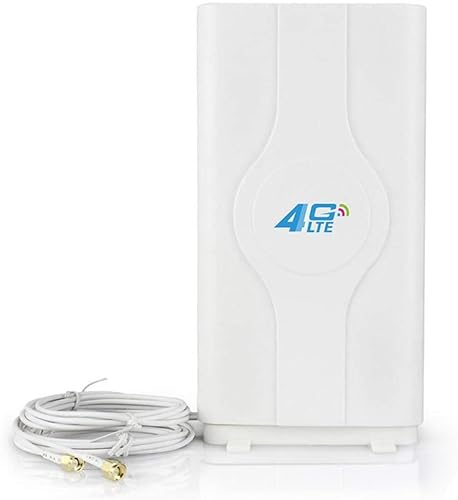 A40CS LTE 4G Antenne 49dBi Antennenkabel 2m Signalverstärker TS9 Connector MIMO, TS9-Antenne Signalverstärkung für 3G/4G Mobile Hotspots, Frequenzbereich: 800MHz ~ 2700Mhz, Verstärkung: 49dbi,