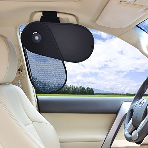 TFY Auto Innere Sonnenblende Sonnenschutz für den Haltegriff am Himmel Plus Reduziertes Blenden des Mitfahrer und Fahrers