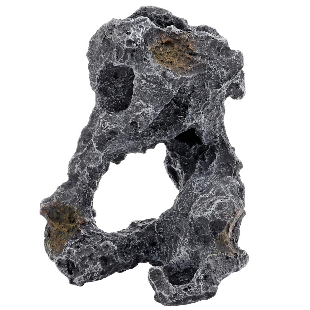 Hobby Cavity Stone Dark 4, 21 x 18 x 28 cm, Dekoration für Aquarien